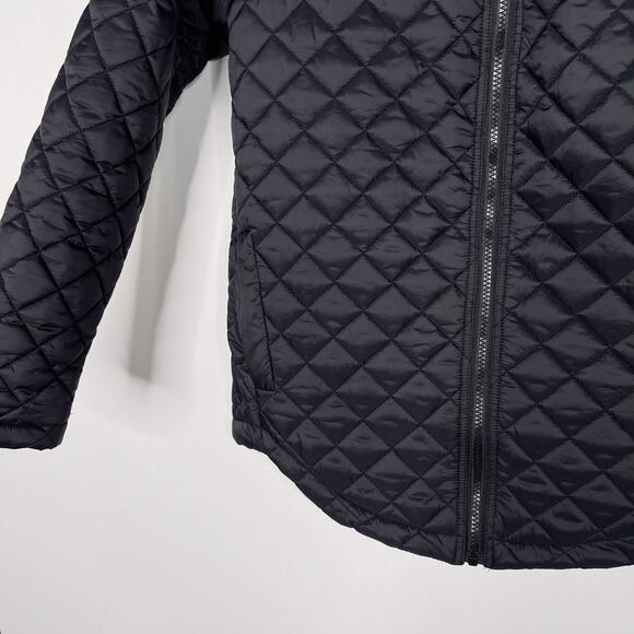 We by Living in Yellow Womens XS Black Quilted Nylon Puffer Jacket Lightweight - Picture 4 of 9